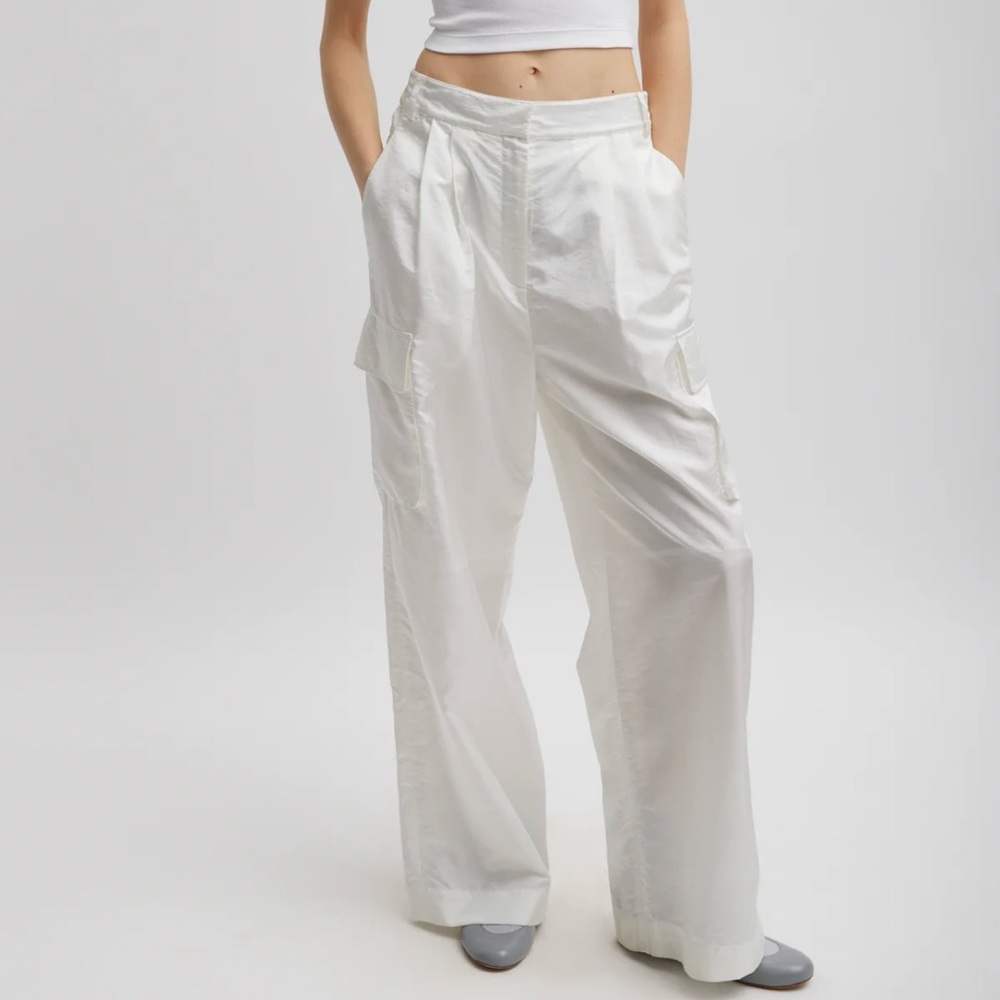 Tibi - Stella Nylon Crisp Cargo Pant